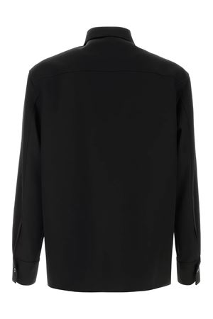 Giacca-camicia in gabardine di lana nero JIL SANDER | J22DL0249J40002001